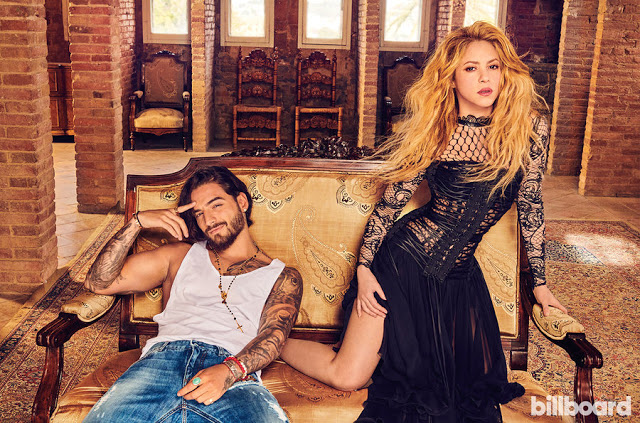 Shakira e Maluma são capa da revista Billboard, especial música latina