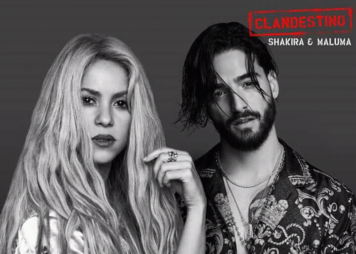 Vem ai Clandestino o novo Hino de Shakira e Maluma