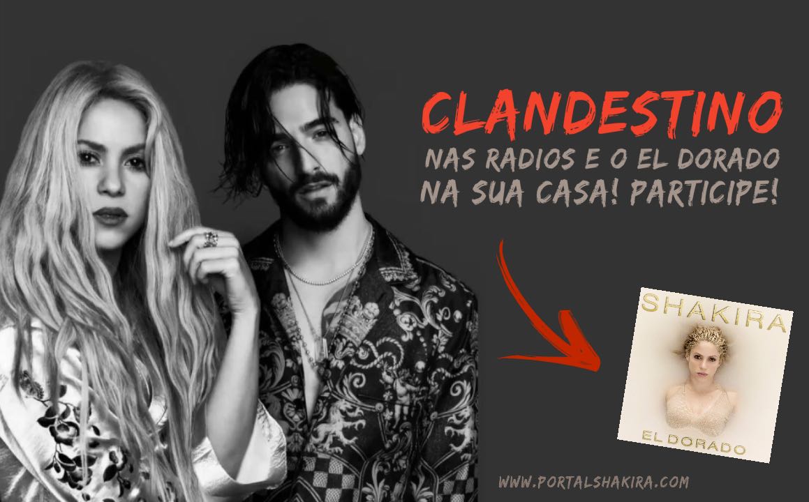 Promoção: Peça #ClandestinoNasRadios e concorra a um CD El Dorado da Shakira