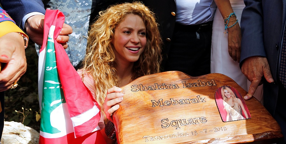 Shakira deixa marca com sua visita ao Líbano