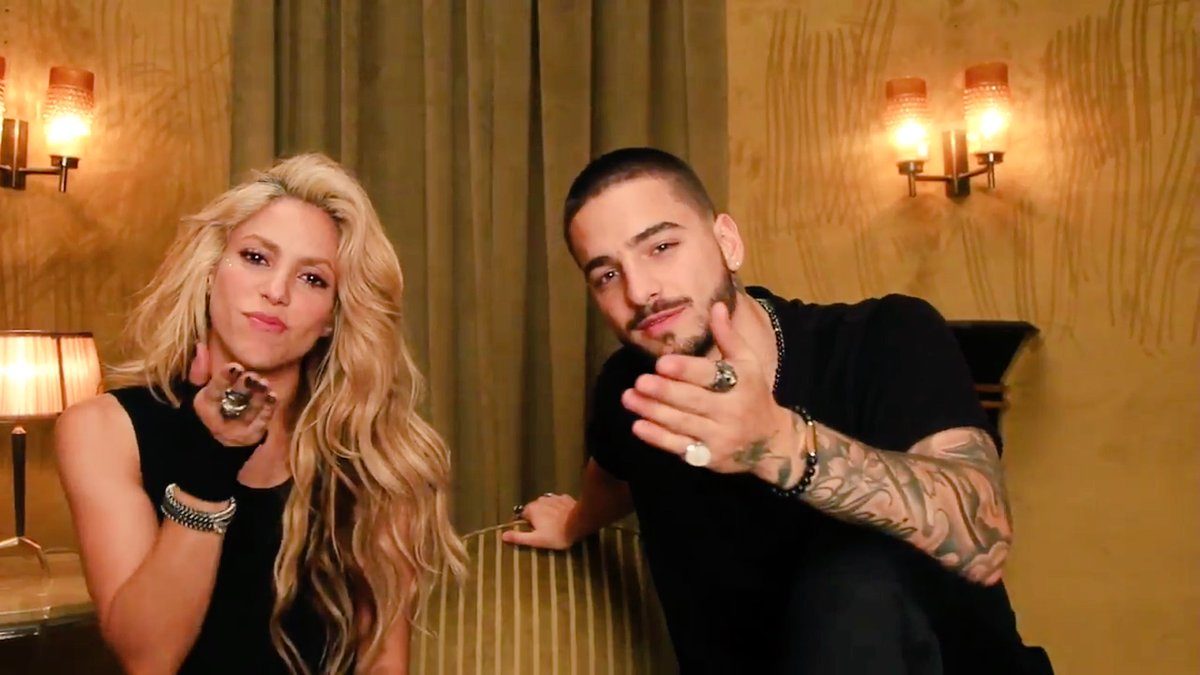 Maluma fala sobre trabalhar com Shakira durante o MTV VMA