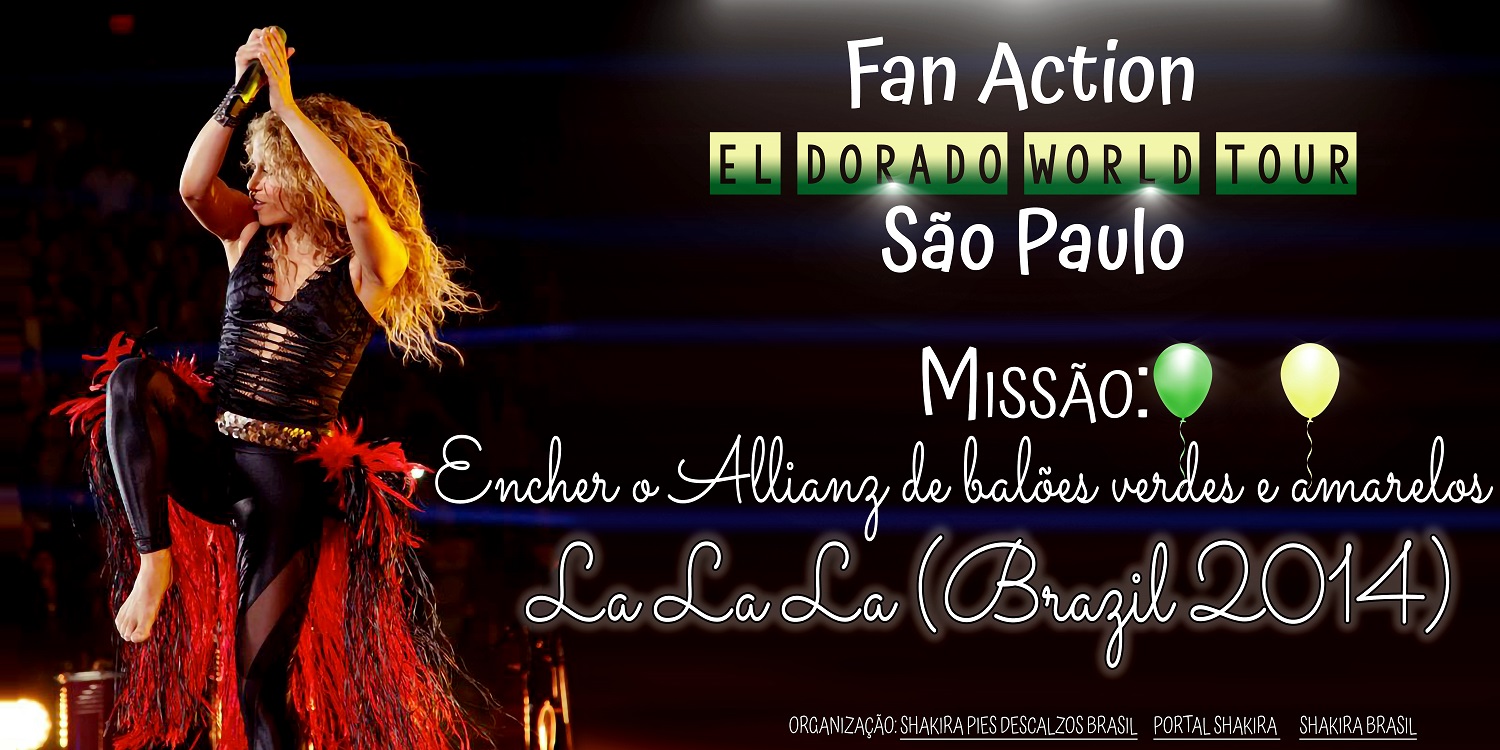 Shakira - El Dorado World Tour Fan Action: São Paulo