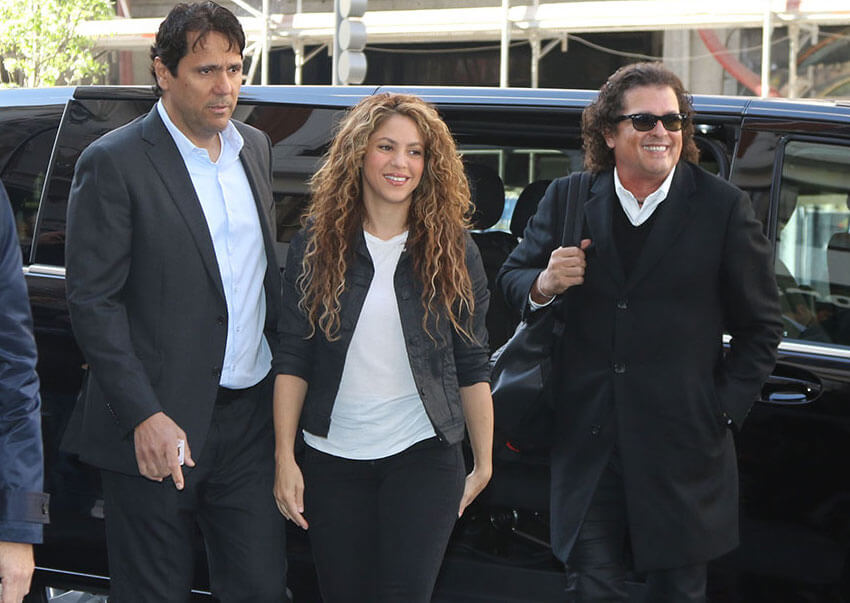 Shakira e Carlos Vives (Tribunal de Madri)