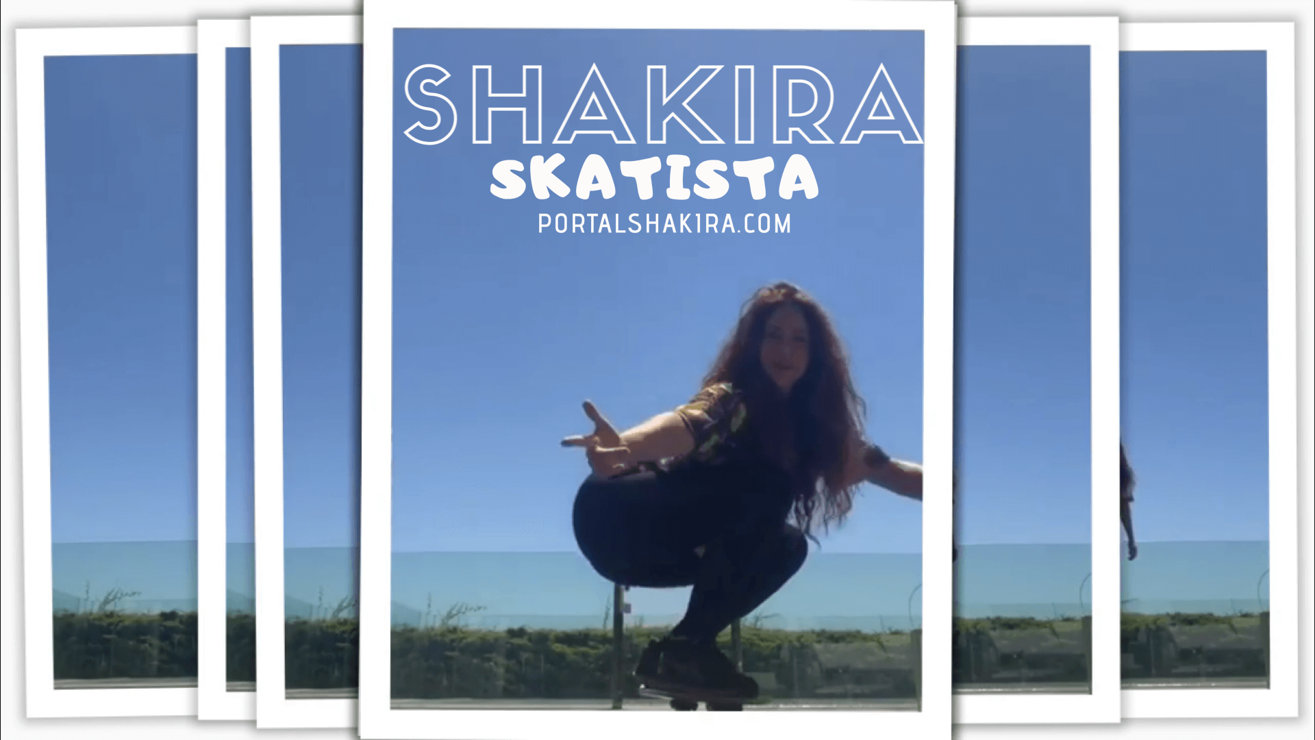 Girl Power: Shakira ataca de skatista!