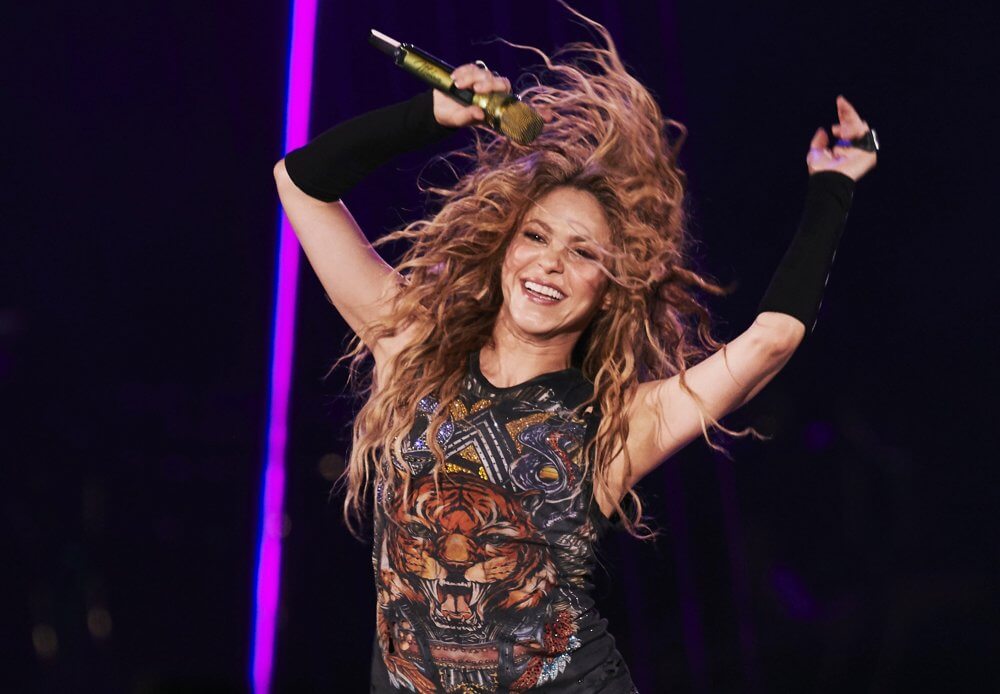 Live Nation Itália relembra trajetória de Shakira em suas turnês