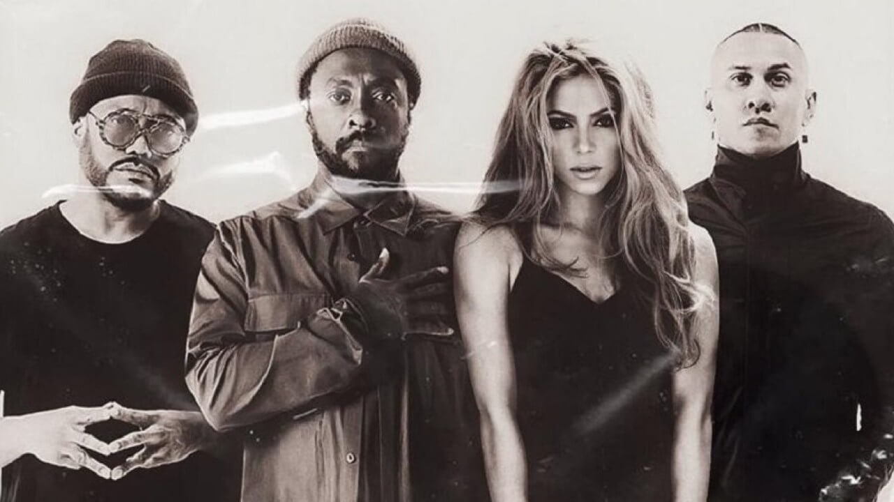 Black Eyed Peas confirma que clipe com Shakira está por vir