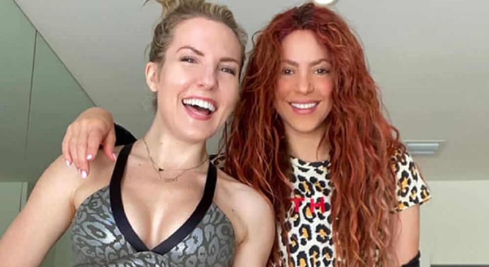 Shakira posta nova foto de treino com Anna Kaiser, sua personal trainer