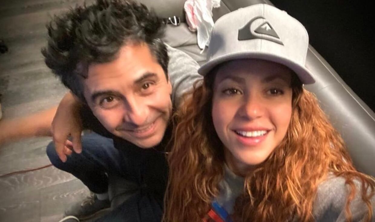 Novas Fotos: Shakira está trabalhando no estúdio com Luis Ochoa