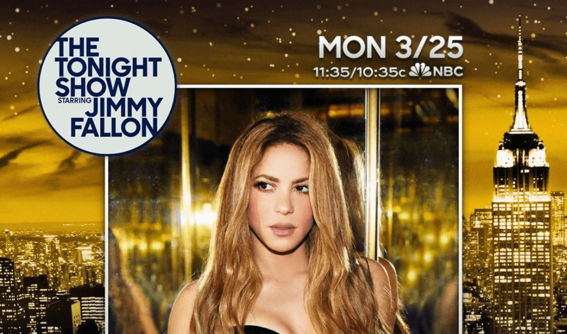 Shakira lançará "Las Mujeres Ya No Lloran" no The Tonight Show com Jimmy Fallon!