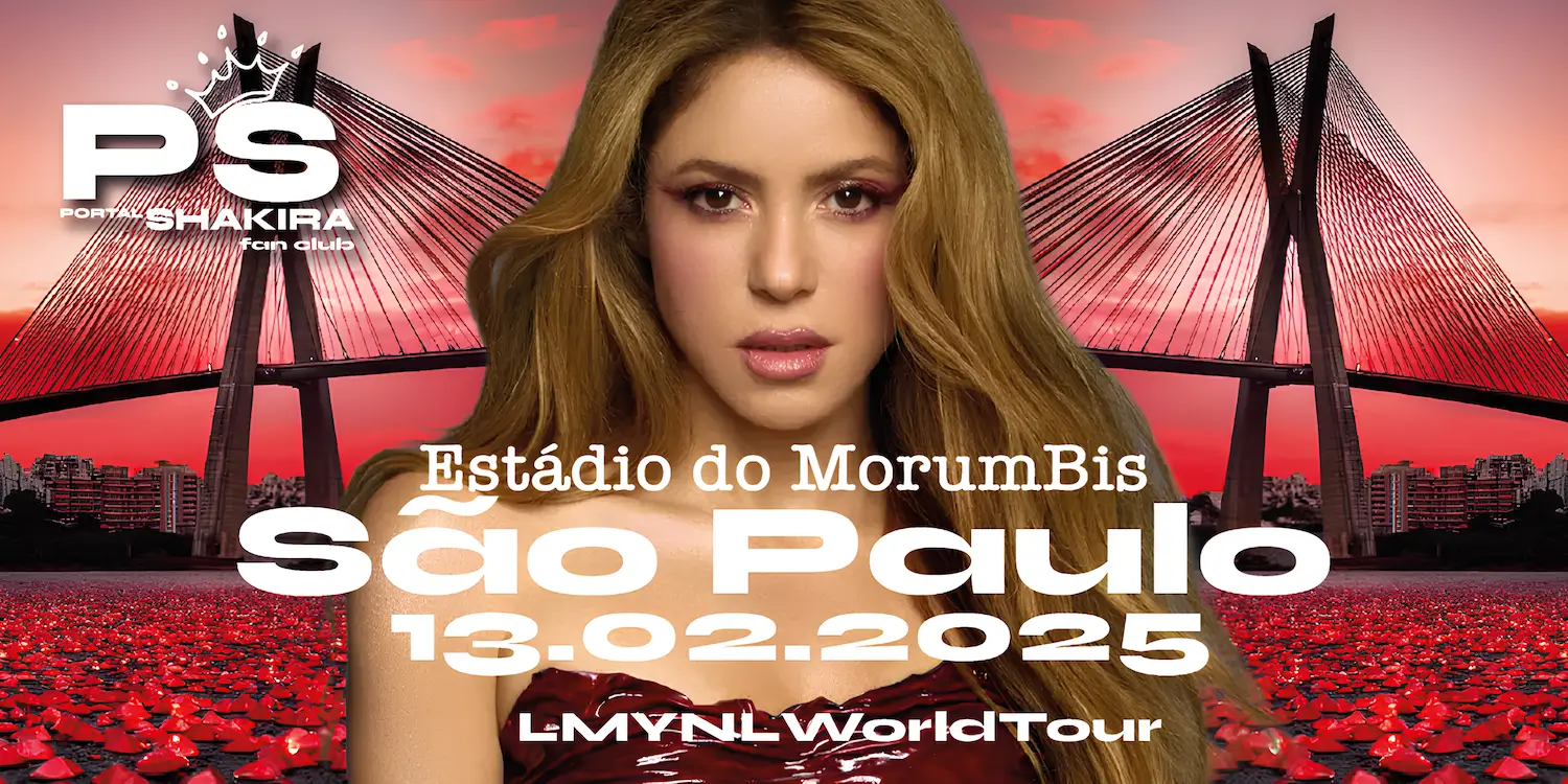 LMYNLWorldTour: Faltam Apenas 2 Meses para o Show de Shakira em São Paulo!